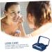 Homsfou 4th Care Box for Colored Contact Lenses - Eye Lens Container & Travel Case | Korean Art Design | 4pcs Blue 6.5x4.5x2cm - Ideal for International Shipping - Buy Online on GoSupps.com