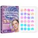 Senhorita Pimple Patches 144Pcs Colorful Hydrocolloid Acne Patches for Face with Green Algae Extract & Tea Tree Oil Cover and Reduce Zits Pimples Blemishes Spots 144 Count(Acne Patches)