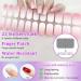 Buy 22 STK Self-Adhesive Gel Nail Stickers - Long-Lasting UV Hardening Nail Films | Salon Quality Red Nail Wraps for International Shipping - Buy Online on GoSupps.com
