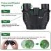15x25 Waterproof Binoculars for Adults & Kids | Low Light Night Vision | Durable & Clear for Outdoor Sports, Concerts, Bird Watching - Black - Buy Online on GoSupps.com