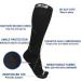 5XL Black Plus Size Compression Socks for Wide Calf Men & Women - 20-30 mmHg Breathable Knee High Support - Buy Online on GoSupps.com