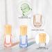 Buy Bohoray 16Pcs Roll On Glass Bottles for Essential Oils - 3ml Multicolor with Stainless Steel Roller Balls | Perfect for Perfume Lotion & Massage - Buy Online on GoSupps.com