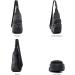 Emperia Faux Leather Small Sling Backpack - Black | Multipurpose Chest Bag for Hiking, Travel, and Outdoor Activities - Buy Online on GoSupps.com