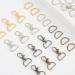 100PCS Premium Swivel Snap Hooks and D Rings  Swivel Snap Hooks for Keychain and Sewing Project(3/4"Inside Width) Silver - Buy Online on GoSupps.com