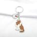 Ensianth Dog Keychain - Perfect Gifts for Dog Lovers & Owners | Puppy Paw Print Keyring for Mom Dad & Shetland Sheepdog Fans - Buy Online on GoSupps.com