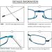 Cokobin Foldable Reading Glasses - Stainless Steel Anti-Blue Light Aid for Men & Women | +3.5 Diopter with Hard Case - Buy Online on GoSupps.com