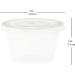 Freshware 4 Ounce Plastic Portion Cups with Lids - 100 Sets | Souffle, Jello Shot, Condiment Sauce Containers | Ideal for Sampling, Sauce, Snack, Dressing - Buy Online on GoSupps.com
