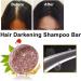 Organic Grey Reverse Shampoo Bar-Bar Shampoo For Hair Natural Darkening Shampoo Bar 100% Natural Organic Conditioner And Repair Care Volumizing & Moisturizing Shampoo Bar. (2 Pcs) - Buy Online on GoSupps.com
