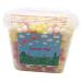 Ellies Jellies Sherbet Pips- 825g Square Tub- Classic Traditional Sweet- Pink White and Yellow Pips- Super Fizzy