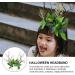 Ciieeo Handmade Green Branch Crown Antler Hair Band Woodland Flower Handband Antler Headpiece for Women Cosplay Halloween Party - Buy Online on GoSupps.com