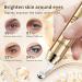 Muocobu Caffeine Eye Serum 20ml - Anti-Aging Eye Cream for Dark Circles Puffiness & Wrinkles with 360 Massage Ball - Buy Online on GoSupps.com