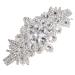 Tongcloud 1920 Rhinestone Flapper Headband Elastic 1920s Headpiece Great Gatsby Hair Accessories for Women (White)