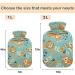 Naanle Animal Tiger Lion Hot Water Bottle | 1L Transparent Heat Bottle for Bed & Foot Warmer | Pain Relief & Cold Therapy - Buy Online on GoSupps.com