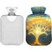 Buy Naanle Tree of Life Heat Bottle 2L - Transparent Hot Water Bottle with Lid for Pain Relief & Therapy | International Shipping Available - Buy Online on GoSupps.com