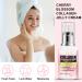Collagen Jelly Cream - Japanese Cherry Blossom Glow Jelly Face Moisturizer Collagen Face Cream Vegan Skincare - Elasticity & Hydration Reduce Fine Lines & Dullness Skin Firming and Tightening - Buy Online on GoSupps.com