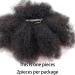 Afro Kinky Bulk Real Hair for Locs & Dreadlocks - 2 Pieces Colorable Natural Black #1B 20.3 cm - Buy Online on GoSupps.com