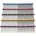 Meetory 1X Stainless Steel Pet Comb Dog Comb Metal Pet Cat Dog Grooming Comb Rounded Teeth Dog Comb for Large Medium and Small Dogs and Cats Rounded Spine 16cm Random One
