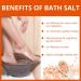 Natural Solution Bath Salt - Body Relaxing & Purifying Therapy with Himalayan Pink Salt & Marula Oil | 21.2 Oz Cork Jar for Foot Soak - Buy Online on GoSupps.com