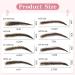 Vlasy Handmade Women's Human Hair False Eyebrows - Natural Lace Eyebrows for Lady | KS-W734-32 - Buy Online on GoSupps.com