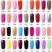 Vishine Choose Any 12 Bottles Soak-Off UV LED Nail Lacquers Gel Nail Polish Base Top Coat 10 Colors 7ml - Buy Online on GoSupps.com