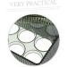 jojofuny Fridge Egg Organizer Box Egg Holder for Fridge Eggs Egg Carrier Egg Tray Fridge Egg Holder Dog Anti-collision re-usable Green 26.5X16X10CM - Buy Online on GoSupps.com