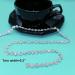 Yhsheen 1 Yard Rhinestone Trim Crystal Chain for DIY Decoration & Bridal Costume - Sliver-1 - Buy Online on GoSupps.com