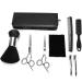 Professional Hair Cutting Thinning Scissors Salon Apron Hair Sweeping Brush Tool Set for Various Hair Types - Buy Online on GoSupps.com