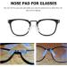 Shop Lurrose Nose Brick Pads - 3 Pcs Silicone Anti-Slip Glasses Cushions | Self-Adhesive Nose Pads for Sunglasses & Glasses Accessories - Buy Online on GoSupps.com