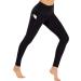 Ewedoos Leggings with Pockets for Women High Waisted Yoga Pants with Pockets for Women Soft Yoga Pants Women X-Large Black
