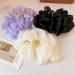 LONGLUAN Bow Bubble Clips Chiffon Silk Bubble Bow Hair Claw Jaw Clip Layered Bubble Mesh Tulle Fluffy Hair Clips Large Claw Clips for Thick Hair (2pcs-B) - Buy Online on GoSupps.com