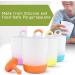 Puj Phillip Cups - Hangable Rinse-and-Play Reusable Plastic Fun Cups for Kids | Set of 4 with Grippy Hooks | Frustration Free Packaging | Multicolor 4 Count (Pack of 1) - Buy Online on GoSupps.com