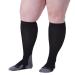 Sugar Free Sox Extra Wide Compression Socks to fit any calf size Premium Padded Footbed 15-20 mmHg (1 Pair) 3X