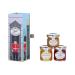 Tiptree Guard Box Trio | 1x28g Banoffee Spread | 1x42g Strawberry Preserve | 1x42g Orange Marmalade.