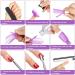 Wendergo Nail Polish Gel Remover Tools Kit with 10 Nail Clips 500 Nail Remover Pads Nail Polish Remover Bottle Cuticle Pusher Cuticle Peeler Nail Brush 100/180 Grits Nail File Buffer Block - Buy Online on GoSupps.com