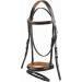 Buy Start Simple Bridle with Reins - Premium Leather Bridle for Shetty Pony Thoroughbred Warmblood & Cold Blood - 19mm English Combined Riding Strap in Full Black/Brown - Buy Online on GoSupps.com