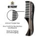 Kent A81T X-Small Beard & Mustache Comb | Handmade Pocket-Sized Grooming Tool in Cellulose Acetate - Fine Toothed, Made in England - Buy Online on GoSupps.com