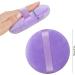 10.5 cm Round Powder Puff Ultra Soft Washable Body Powder Reusable Powder Puff Large Velour Face Powder Puff Loose Powder Puff Wet and Dry Powder Box - Buy Online on GoSupps.com
