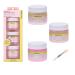 3 pc Lip Care Kit - Lip Scrub Overnight Mask and Daily Balm Infused with Passion Fruit & Chamomile Extract - Exfoliate Treat and Nourish Lips