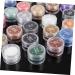 NOLITOY 30pc Party Dust Multi-colors Glitter Eye Cosmetic Pigments Makeup Loose Shimmer Eyeshadow Shadow - Buy Online on GoSupps.com