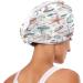 Marine Pattern Dry Hair Cap Set | 2-Piece Quick Drying Towel & Button Headband | Super Absorbent & Soft Comfort - Buy Online on GoSupps.com