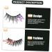 POPETPOP 3 Pairs Fluorescent False Eyelashes Lashes Glitter Lash Extensions Fake Eyelashes with Glitter Dramatic Fluffy False Eyelashes False Lash Make up High-grade Fiber 3d Decorate - Buy Online on GoSupps.com