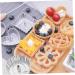 Zerodeko Oil Pier Mold Griddle Pan Biscuits Chip Frying Mold Aluminum Alloy Timbale Mold Mini Cake Machine 6.8X6.8X2CM Silver - Buy Online on GoSupps.com