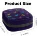 Portable Period Pocket - Cartoon Sanitary Napkin Storage Bag for Women & Teens | Rosy Yellow & Blue Design - Buy Online on GoSupps.com