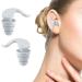 Sound Proof Earplugs Horn-Shaped Waterproof Silicone Earplugs | Ergonomic Multifunctional Ear Plugs Portable Ear Plugs for Men & Women Gray - Buy Online on GoSupps.com