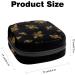 Buy Bee Golden Embroidery Women's Binding Storage Bag - Portable Menstrual Cup Holder for Teens & Women - 12 Color Options - Buy Online on GoSupps.com