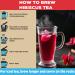 SOUCECO - Hibiscus Tea Leaves - 220g | Dried Hibiscus Flowers For Loose Leaf Tea | Caffeine-Free Gluten-Free Tea Herbal Tea | Brew 120+ Cups - Buy Online on GoSupps.com
