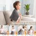 Portable Electric Heating Ceiling Pillow - 60x30 cm | 6 Heat Settings | Pain Relief for Neck & Shoulders | Cozy & Washable Winter Comfort - Buy Online on GoSupps.com