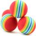 Bepets 12PCS Colorful Rainbow Foam Balls for Cats - Soft Sponge Cat Toy Balls for Indoor Play and Training - Buy Online on GoSupps.com