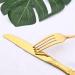 Flatware Sets 6Pcs Silver Royal Luxury Tableware Cutlery Set Stainless Steel Gold Dinnerware Kitchen Ice Spoon Dinner Knife Fork Flatware Set (Color : Silver) - Buy Online on GoSupps.com