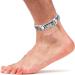Smarter lifestyle Elegant Titan Magnett Therapy Foot chain for women and men pain relief for arthritis and carpal tunnel - magnetic foot chain for women and men (silver) 10.2 inch (pack of 1) silver